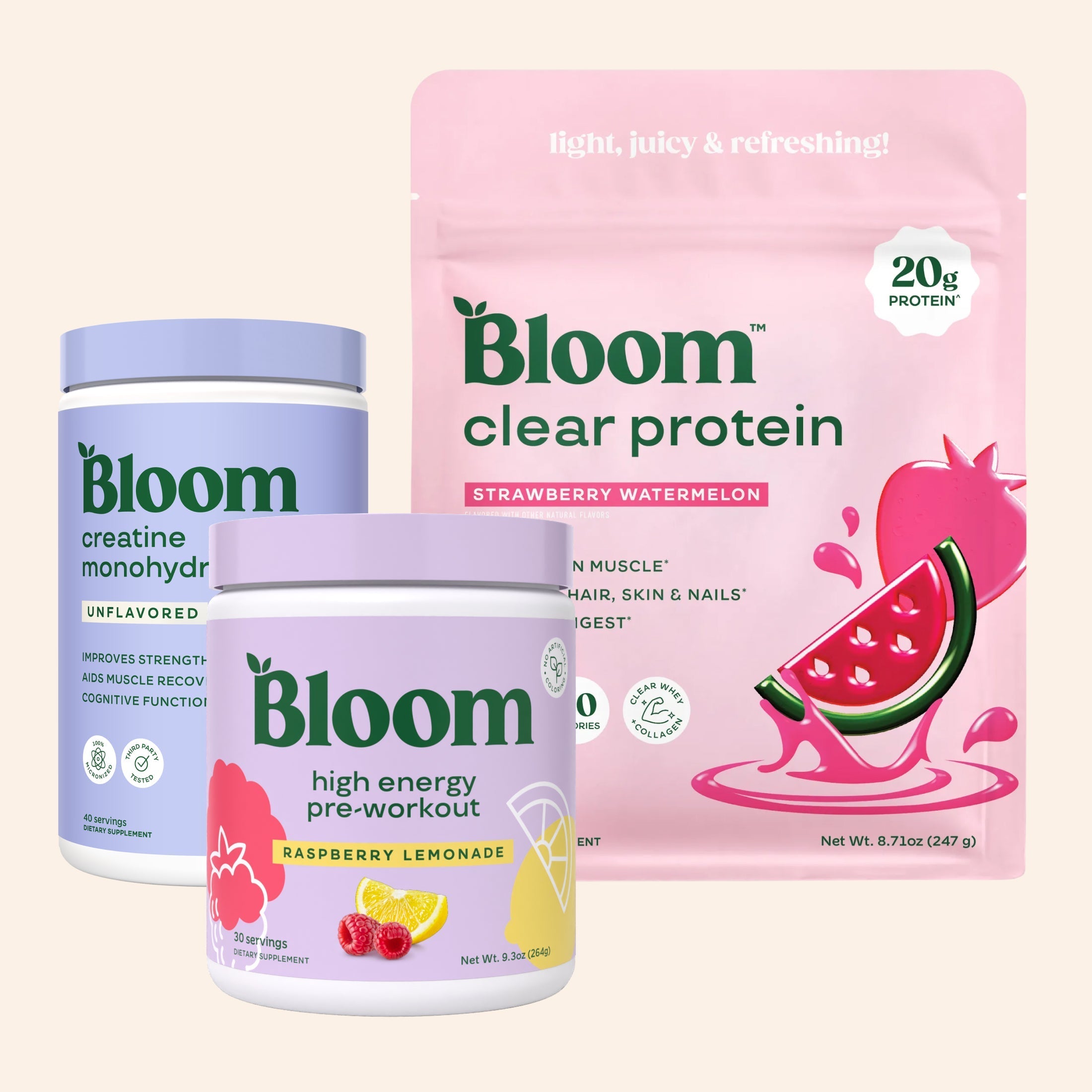 Fitness Star Trio - Daily Hydration for Busy Days