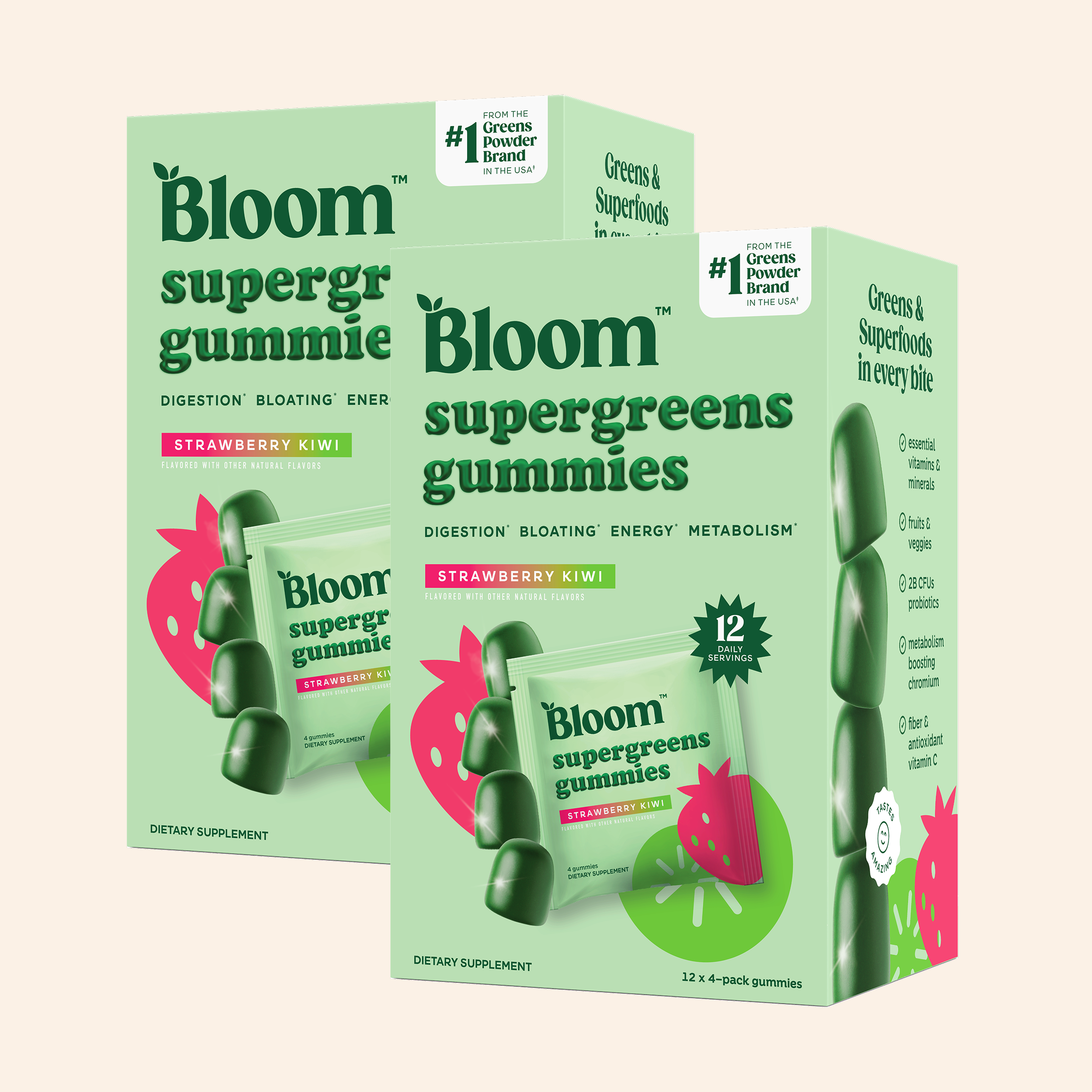 Supergreens Double Pack - Wellness Support on the Go
