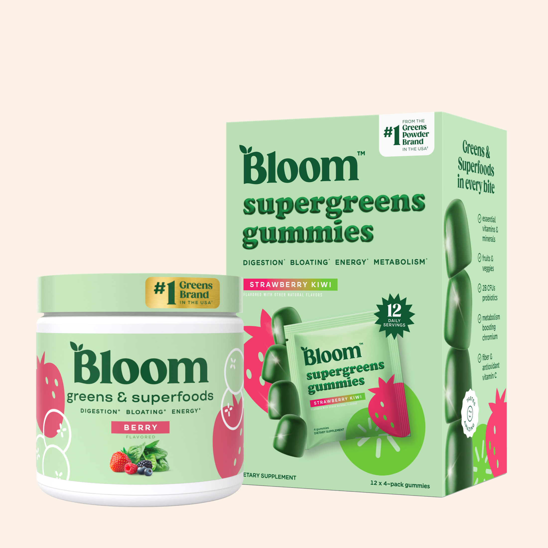 Greens Dream Team - Bloom Nutrition for Real Life