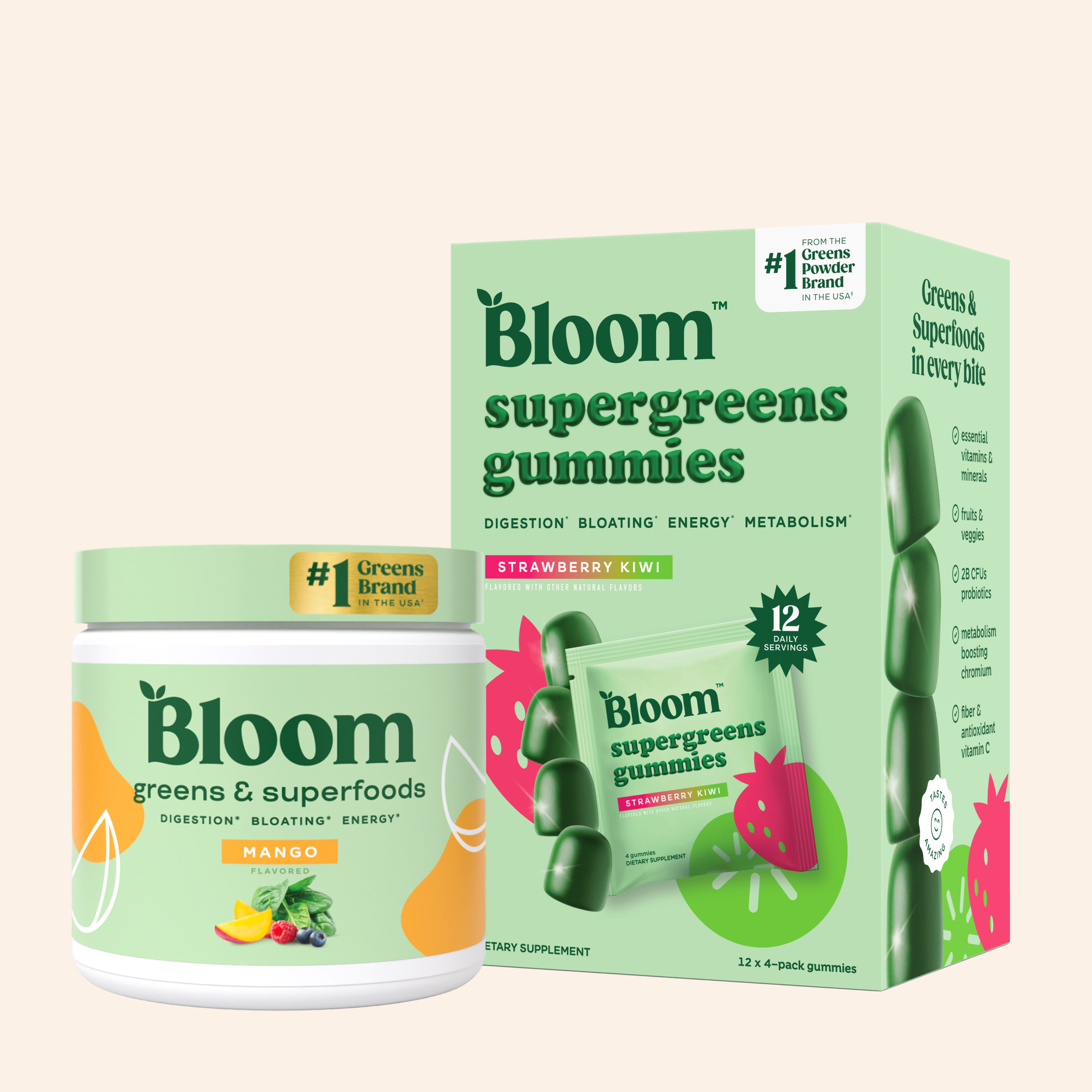 Greens Dream Team - Bloom Nutrition for Real Life