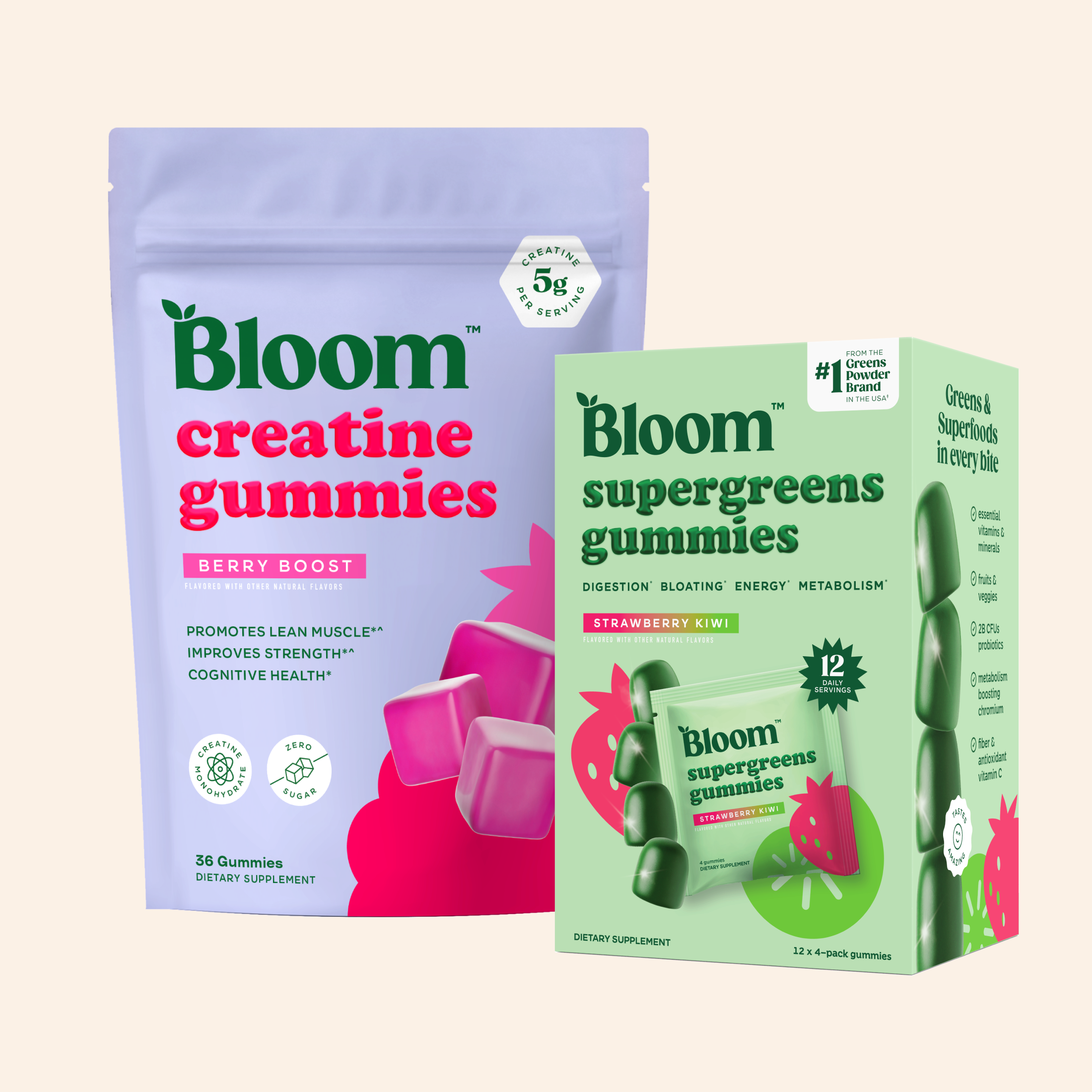 Daily Gummies Duo - Your Daily Scoop of Goodness